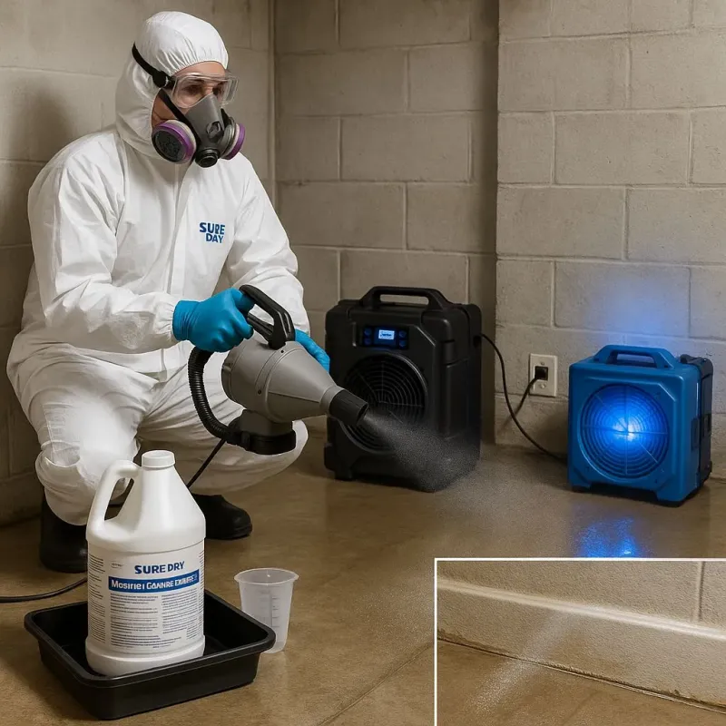 Sanitization and Odor Removal process in Clarence Center, NY
